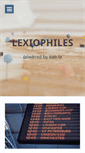 Mobile Screenshot of lexiophiles.com